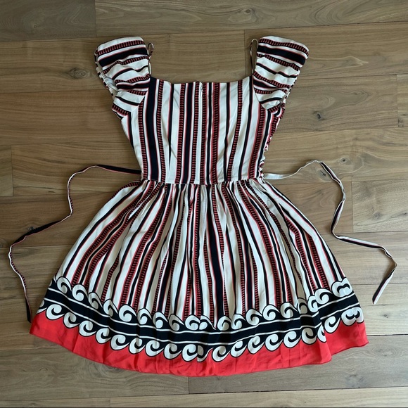 Anna Sui for Target Striped Off-The-Shoulder Dress - Picture 3 of 5